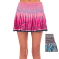 thumbnail image 1 of Women's Lucky in Love Long Mythical Smocked Tennis Skirt, 1 of 6