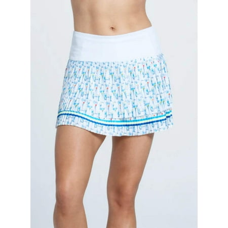 Women's Lucky in Love Martini Gras Pleated 14" Skirt