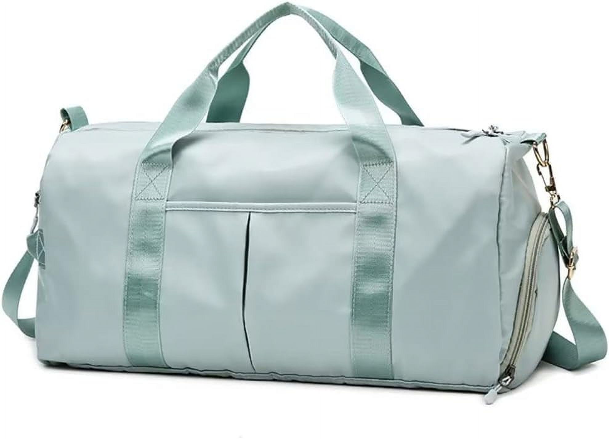 Women's Luggage Bag Large Waterproof Gym Bag Lightweight Travel Overnight Shoulder Bag Training Bag with Shoe Compartment