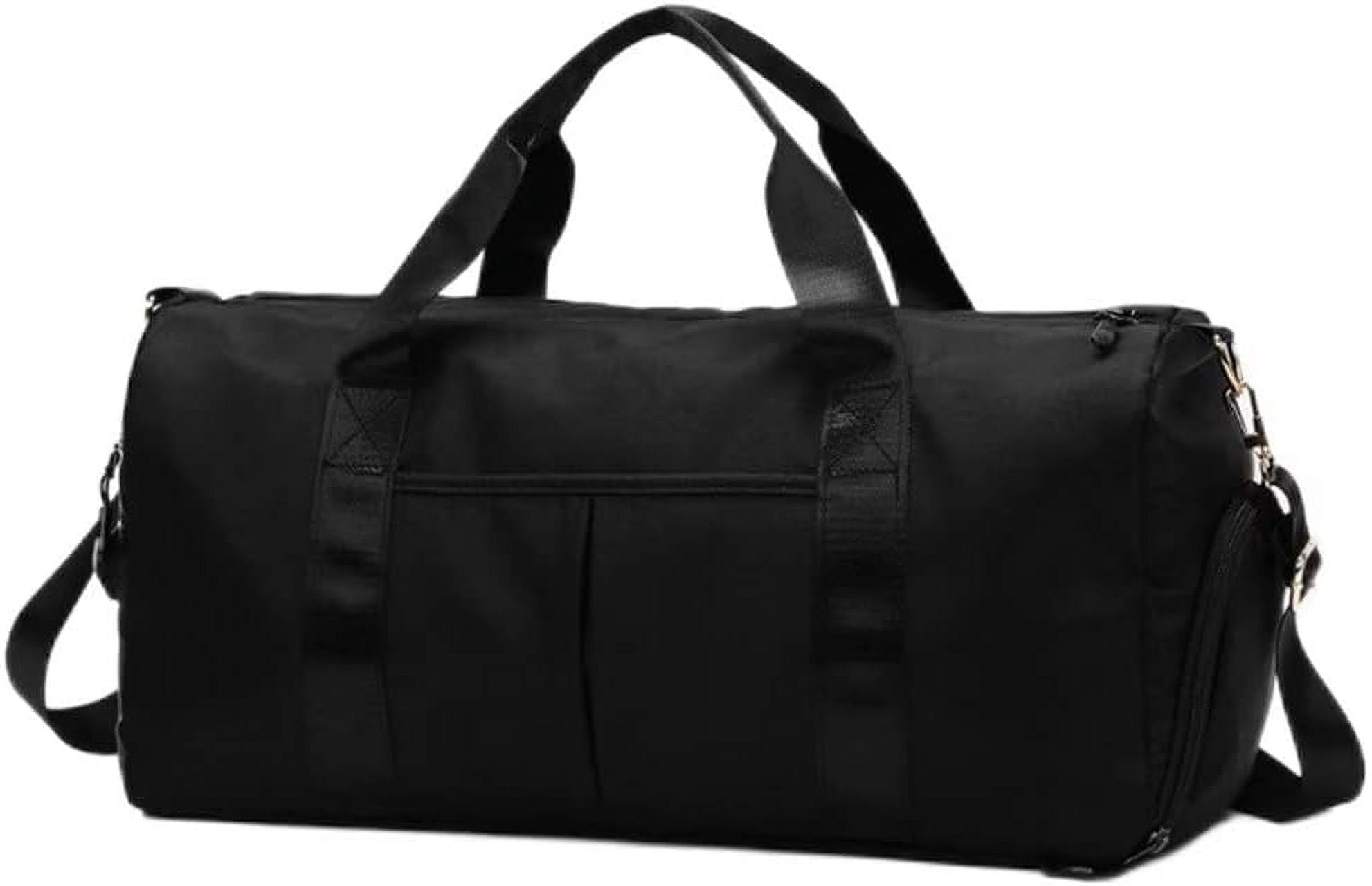 Women's Luggage Bag Large Waterproof Gym Bag Lightweight Travel Overnight Shoulder Bag Training Bag with Shoe Compartment