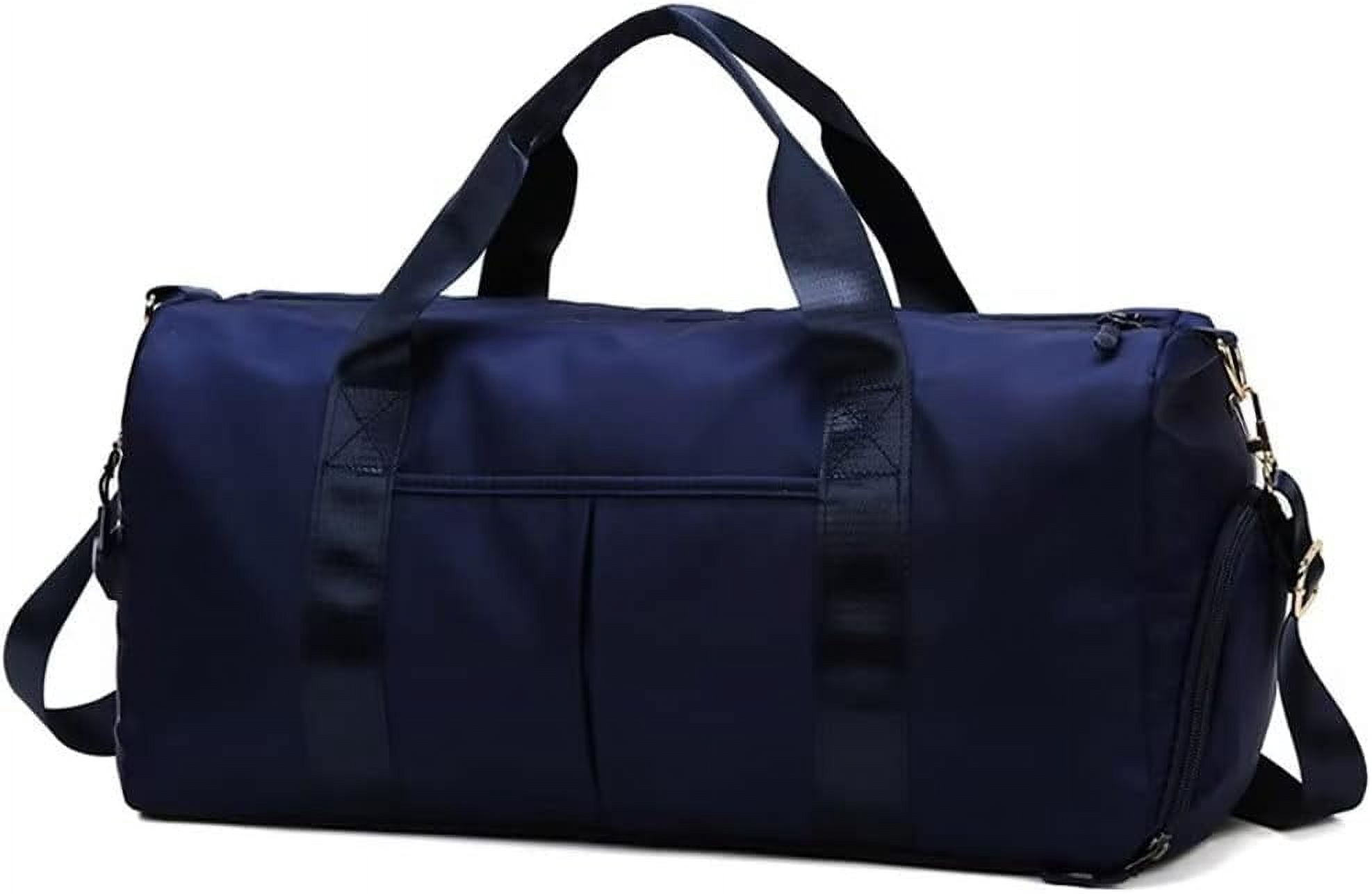 Women's Luggage Bag Large Waterproof Gym Bag Lightweight Travel Overnight Shoulder Bag Training Bag with Shoe Compartment