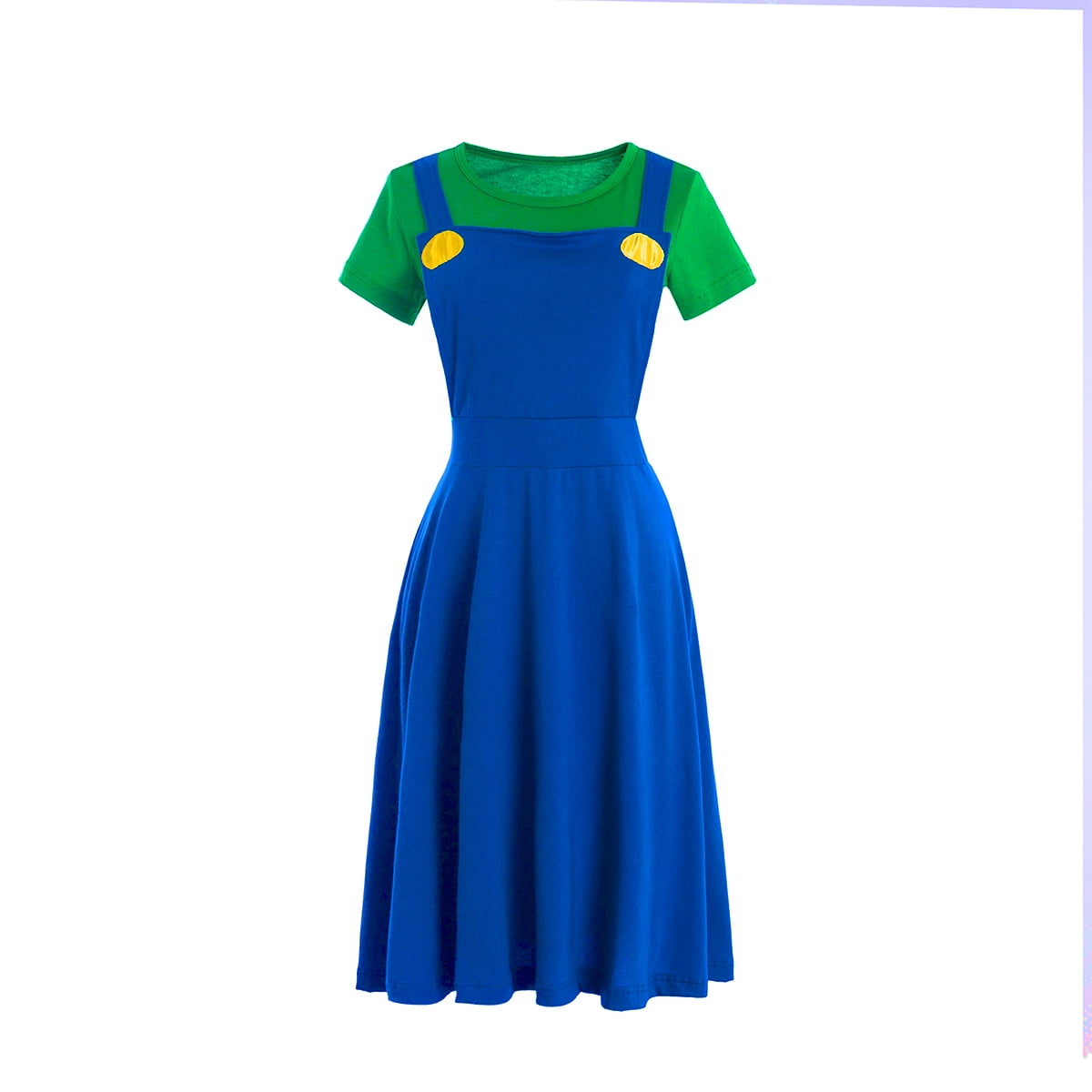 Women's Luigi Costume Adults Halloween dress