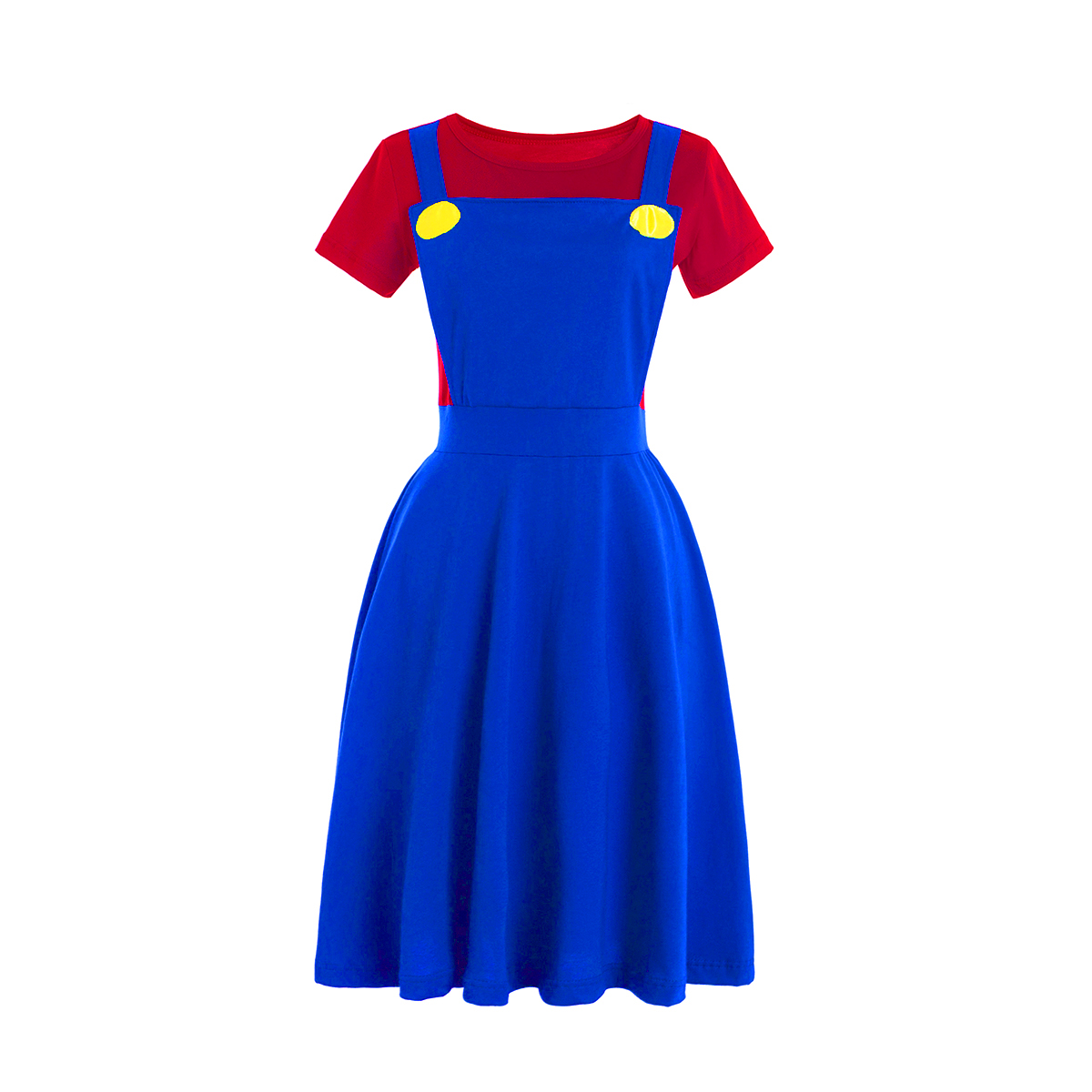 Women's Luigi Costume Adults Halloween dress