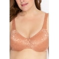 thumbnail image 1 of Women's Lunaire 13511 Jacquard Minimizer Bra (Cork 46D), 1 of 2