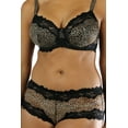 thumbnail image 1 of Women's Lunaire 15232 Whimsy Barbados Lace Boyshort Panty (Animal Print XL), 1 of 6