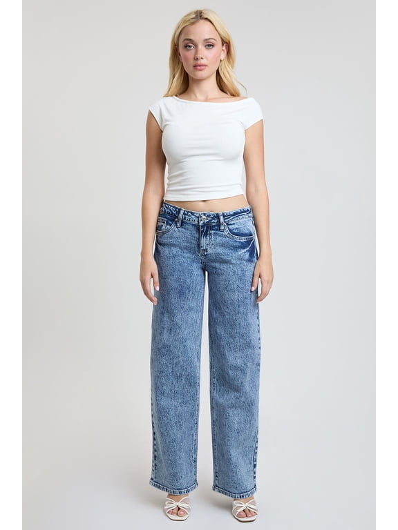 Women's Luxe Britney Wide Leg Jeans