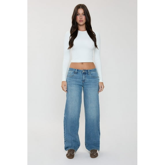 YMI Jeans Women's Luxe Brittany Wide Leg Jeans