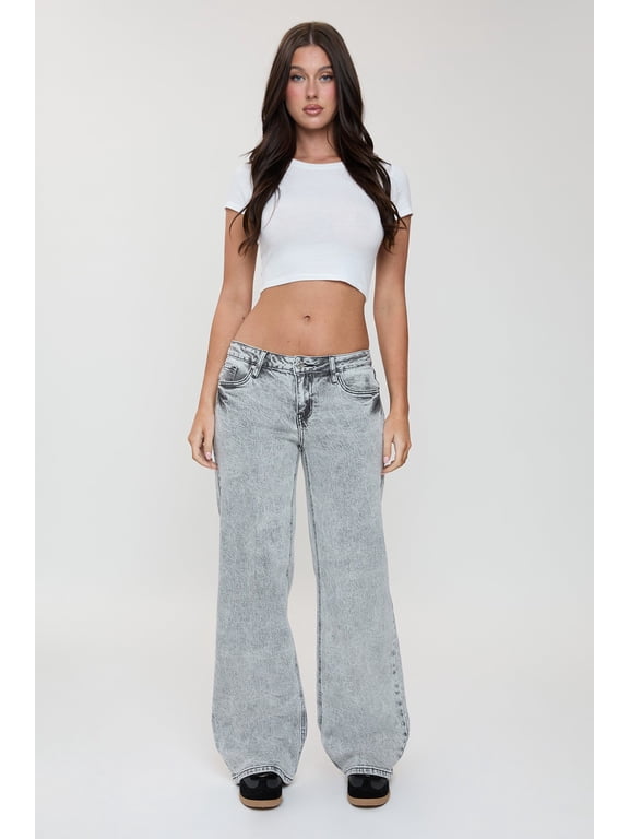 Women's Luxe Britney Wide Leg Jeans