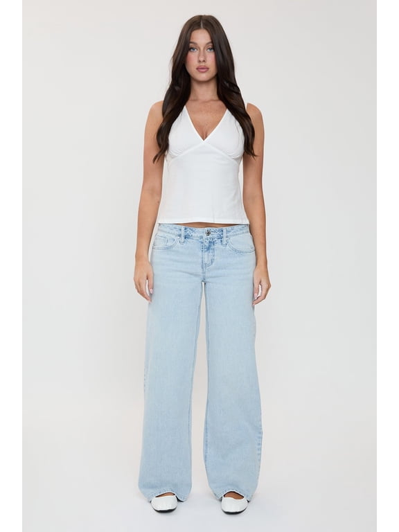 Women's Luxe Britney Wide Leg Jeans