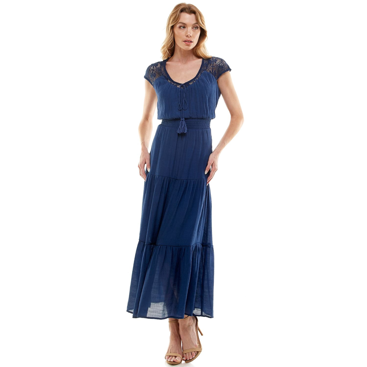 knee length dresses for ladies Flowing Resort Maxi Dress | Wholesale Pack of 4 main image 0