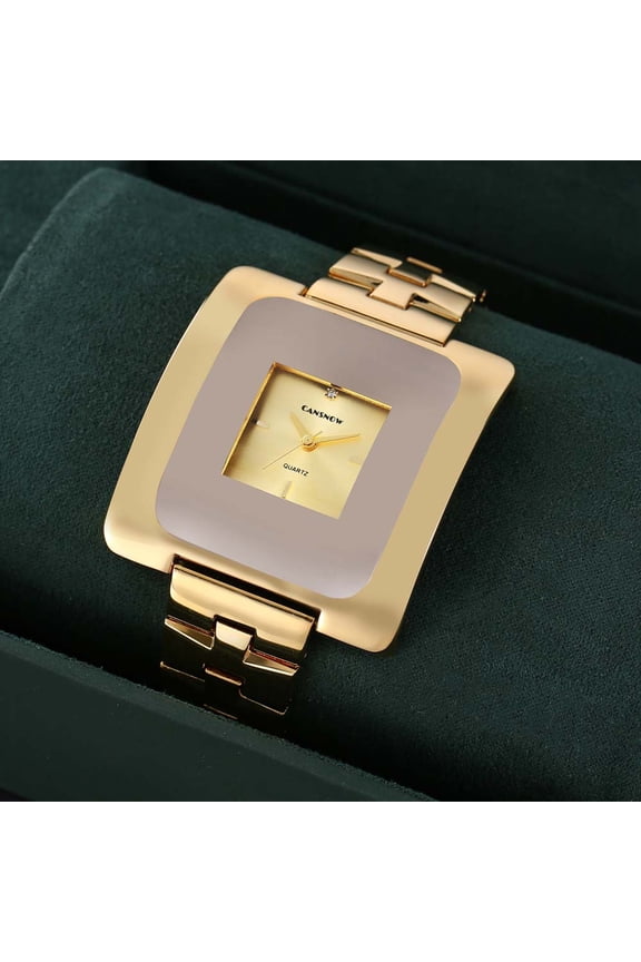 Women’s Luxury Square Bracelet Watch – Elegant Quartz Dress Wristwatch, Fashion Jewelry Watch for Ladies, Multi-Color Options