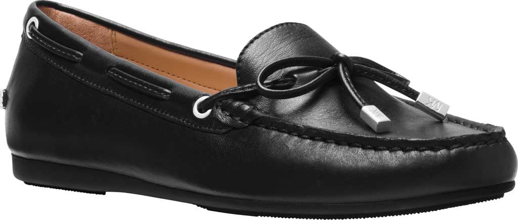 Women s MICHAEL Michael Kors Sutton Nappa Leather Moccasin Black Nappa Leather 10 M