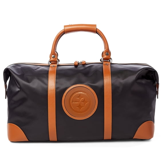 Women's MOJO Black Pittsburgh Steelers Debossed Signature Duffel Bag
