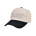 thumbnail image 1 of Women's MOMMIN' TOO BUSY TO CARE Letter Embroidered Baseball Cap Structured Sun Protection Trucker Hat for Adults Adjustable Retro Contrast Color Peaked Cap for Everyday Casual Apparel Gear Set, 1 of 9