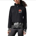 thumbnail image 1 of Women's MSX by Michael Strahan Black Cleveland Browns Grace Raglan Full-Zip Running Jacket, 1 of 4