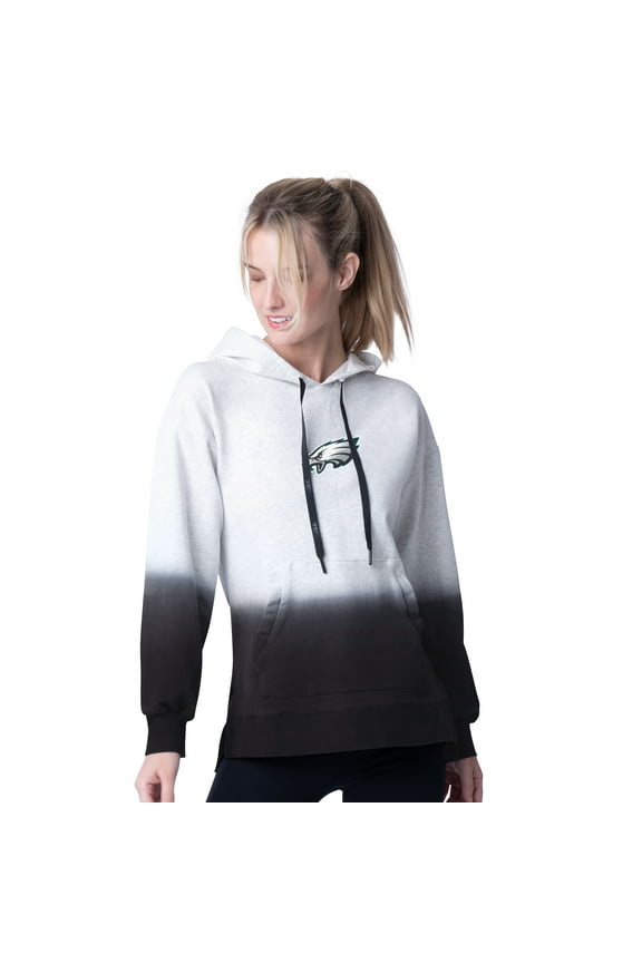 Women's MSX by Michael Strahan Black Philadelphia Eagles Daniela Pullover Hoodie