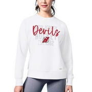 Women's MSX by Michael Strahan White New Jersey Devils Millie Raglan Pullover Sweatshirt