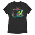 thumbnail image 1 of Women's MTV Colorful Laser Party Logo  Graphic T-Shirt, 1 of 4