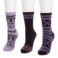 thumbnail image 1 of Muk Luks Women's 3 Pk. Tall Cozy Lined Lounge Socks, 1 of 2