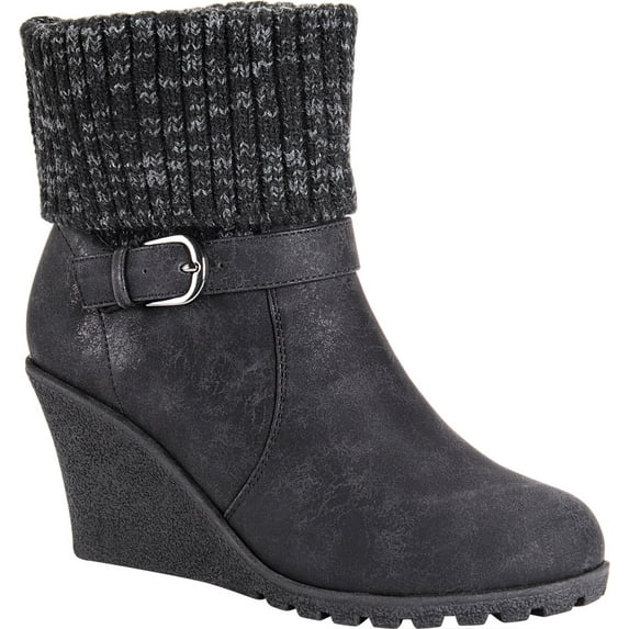 Women's MUK LUKS Georgia Bootie Black 9 M