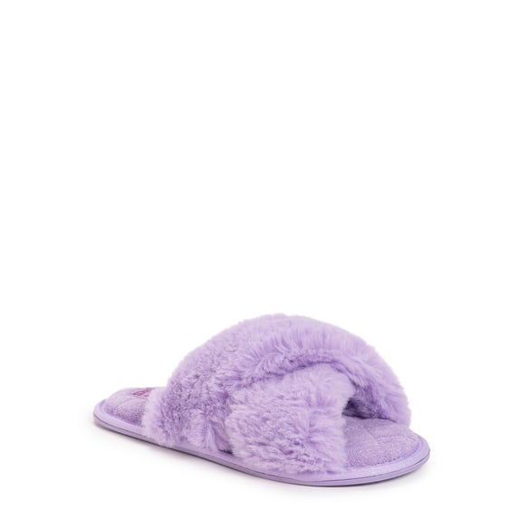 Women's MUK LUKS Perley Criss Cross Slide Slipper