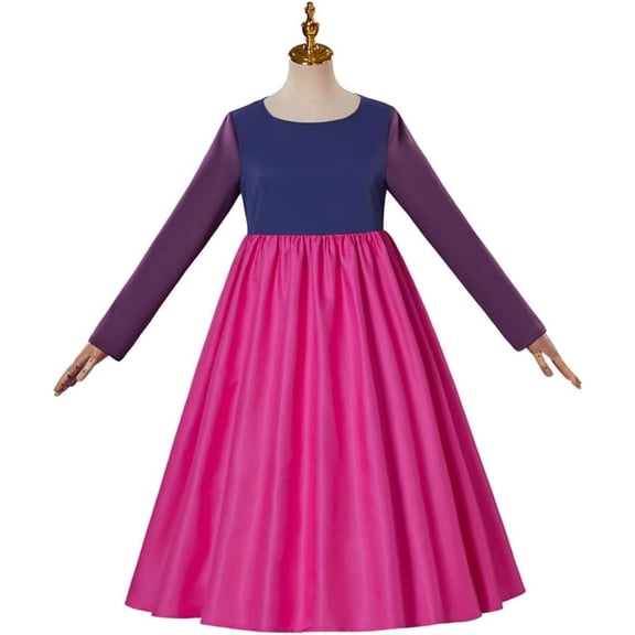 Women's Mad Madam Mim Costume Dress Wizard of Merlin Costume Villain Dress
