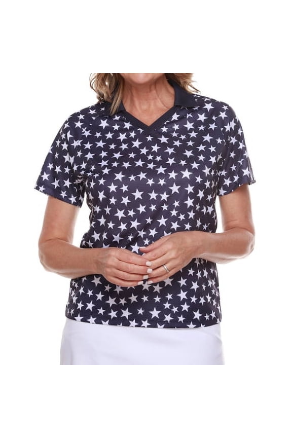 Women's Made in USA Stars Tech Polo Shirt