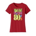thumbnail image 1 of Women's Made in the 80's T Shirt - Red - 2X-Large, 1 of 1