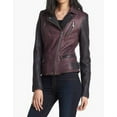 thumbnail image 1 of Women's Magenta Leather Jacket ST0338, 1 of 4