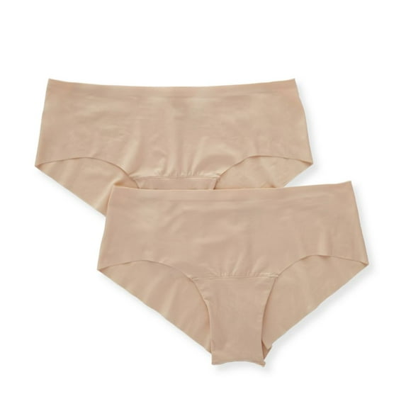 Women's Magic Bodyfashion 46HI Dream Invisibles Hipster Panty - 2 Pack (Latte S)