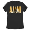 thumbnail image 1 of Women's Magic: The Gathering Ajanimane Text Graphic Tee Black X Large, 1 of 3