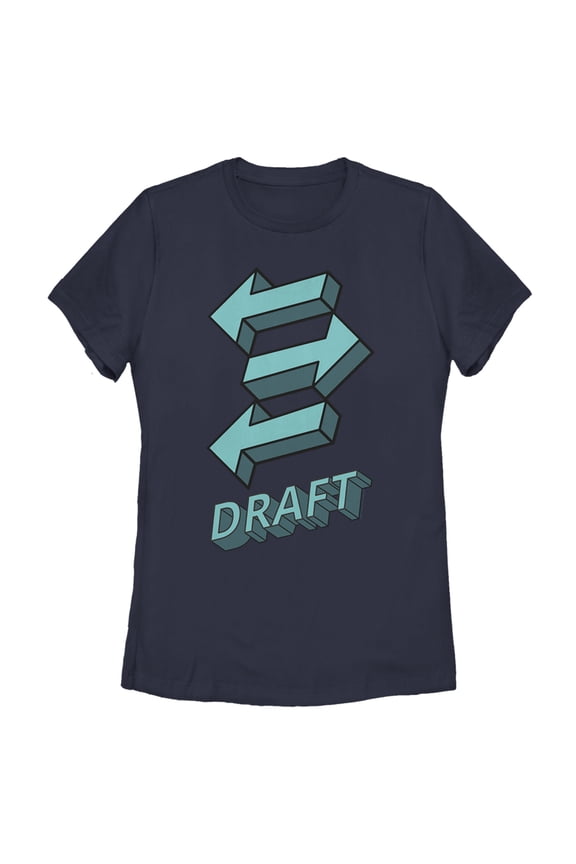 Women's Magic: The Gathering Draft Arrows Graphic Tee Navy Blue Small