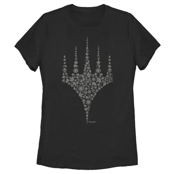 Women's Magic: The Gathering Planeswalker Emblem  Graphic Tee Black Large