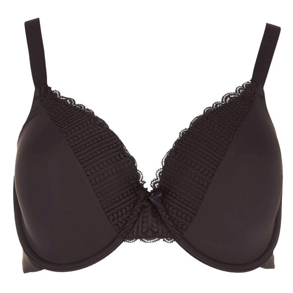 Women's Maidenform 09404 Comfort Devotion Embellished Extra Coverage Bra (Black 38D)
