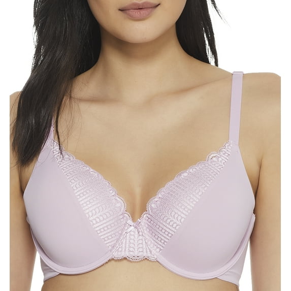 Women's Maidenform 09404 Comfort Devotion Embellished Extra Coverage Bra (Pink Reverie 36D)
