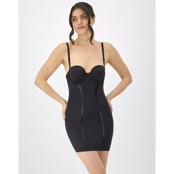 Maidenform Convertible Full Slip Easy Up Strapless Firm Control Strapless 2304