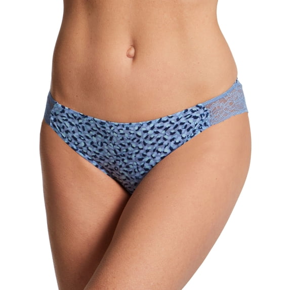 Women's Maidenform 40159 Comfort Devotion Lace Back Tanga Panty (Denim Jacket Brush 8)