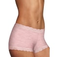 thumbnail image 1 of Maidenform Boyshort One Fab Fit Microfiber Womens Underwear With Lace Stretch Full Coverage sz 5-9 40760, 1 of 7