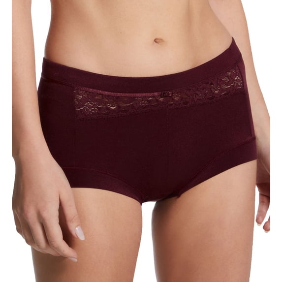 Women's Maidenform 40774 Dream Microfiber Boyshort Panty (Cola Red 8)