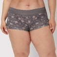 thumbnail image 1 of Maidenform Boyshort Panty Dream Cotton with Lace Women's Underwear Full Coverage 40859, 1 of 6