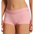 thumbnail image 1 of Women's Maidenform 40859 Dream Cotton Boyshort Panty with Lace (Rose Bloom Pink 8), 1 of 1
