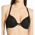 thumbnail image 1 of Women's Maidenform 7112 One Fab Fit Extra Coverage Lace T-Back Bra (Black Eiffel Grey 40C), 1 of 4