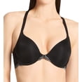 thumbnail image 1 of Women's Maidenform 7112 One Fab Fit Extra Coverage Lace T-Back Bra (Black Eiffel Grey 42C), 1 of 2