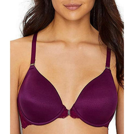 Women's Maidenform 7112 One Fab Fit Extra Coverage Lace T-Back Bra (Galactic Red 40DD)