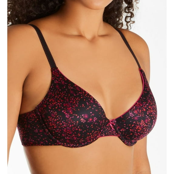 Women's Maidenform 9402 Comfort Devotion Demi Bra (Confetti Daisy Print 34C)