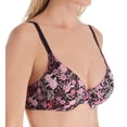 thumbnail image 1 of Women's Maidenform 9402 Comfort Devotion Demi Bra (FloralWisteriaPrt/Blk 34B), 1 of 2