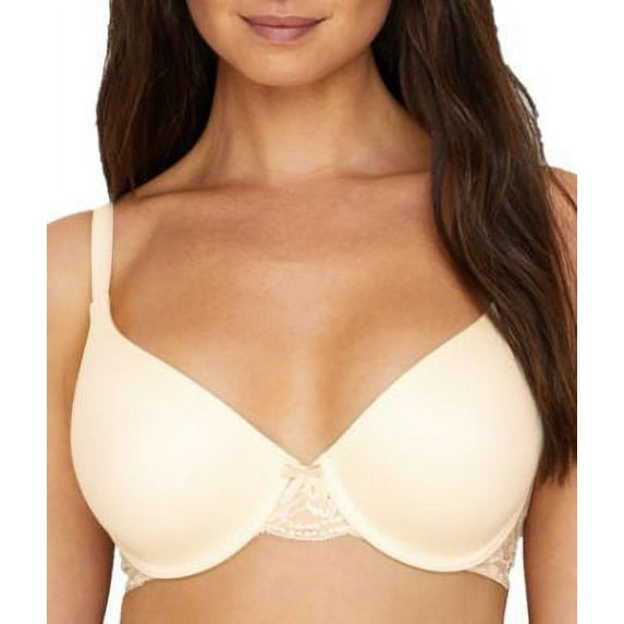 Women's Maidenform 9441 Comfort Devotion Embellished Demi Bra (Ivory/Shell 34D)