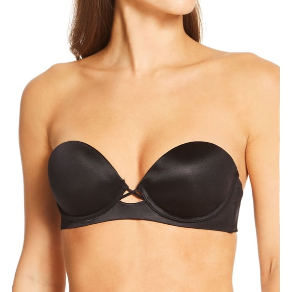 Women's Maidenform 9458 Love The Lift Natural Boost Strapless Multiway Bra (Black 36A)