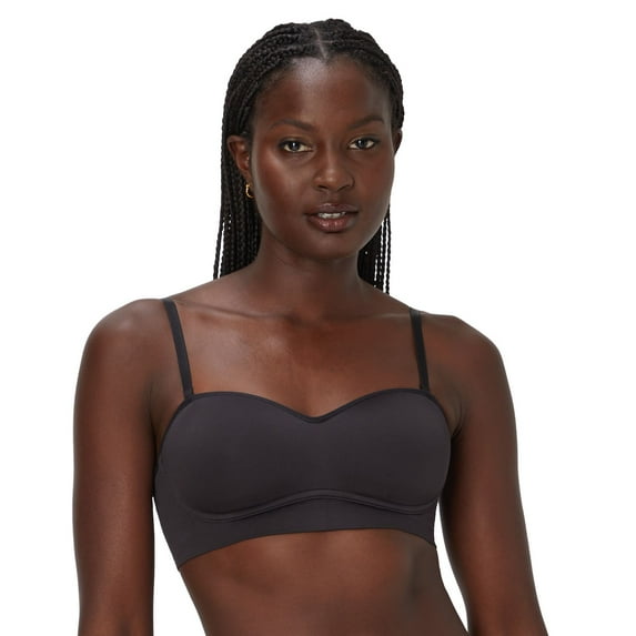 Women's Maidenform Convertible Wireless Balconette Bra DM2331 Color: Black Size: MEDIUM