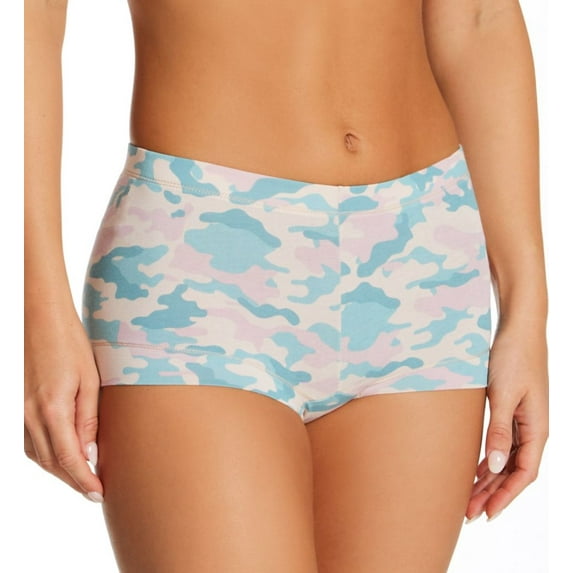 Women's Maidenform DM0002 Dream Tailored Cotton Boyshort Panty (Mint Limestone Camo 5)